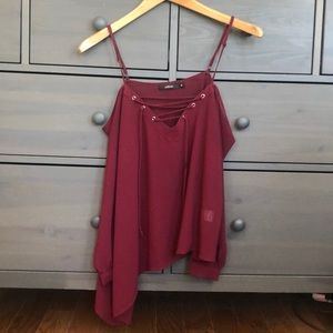 Millau off the shoulder lace top